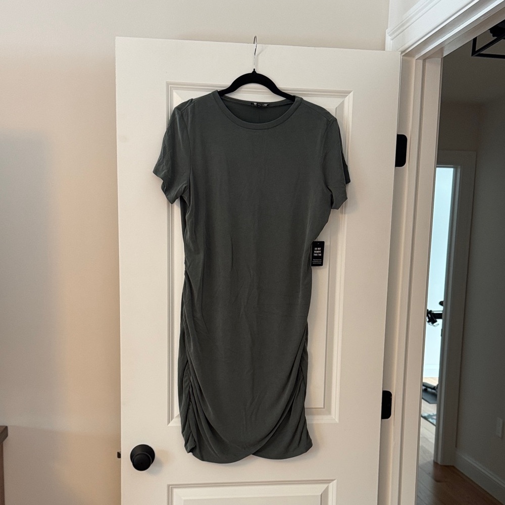 Express Dark Green Mini Dress